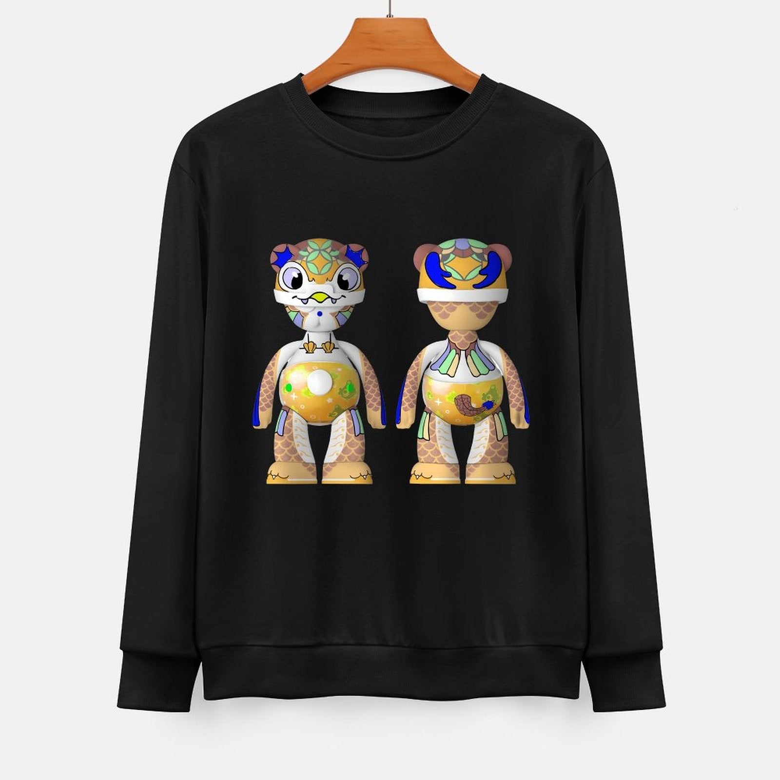 Long Sleeve With Front PatternCotton Vintage